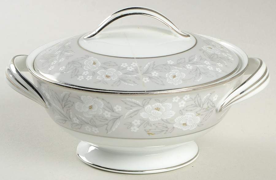 Graycrest Sugar Bowl & Lid by Noritake-1