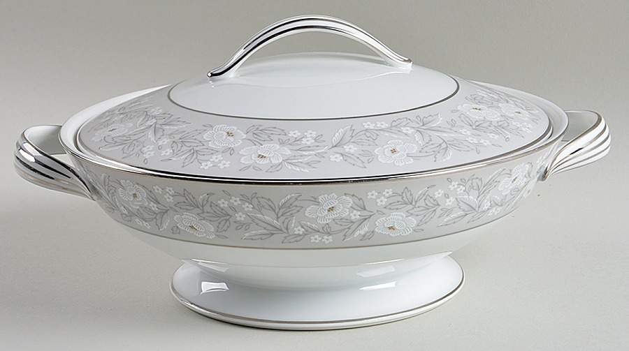 Graycrest Round Covered Vegetable by Noritake-1