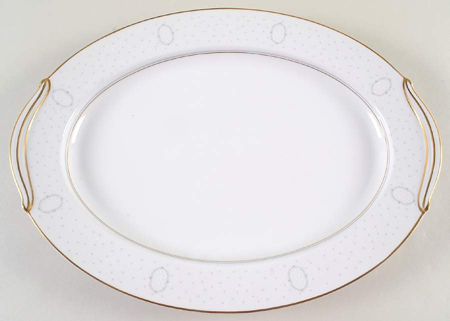 Graymont 16" Oval Serving Platter by Noritake-1