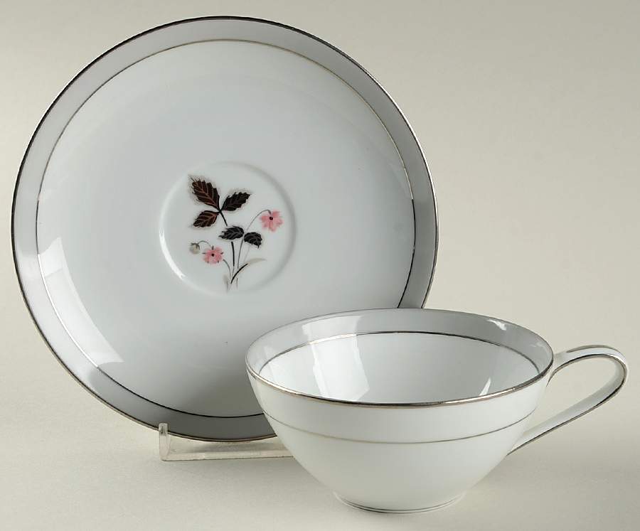 Grayson Flat Cup & Saucer Set by Noritake-1