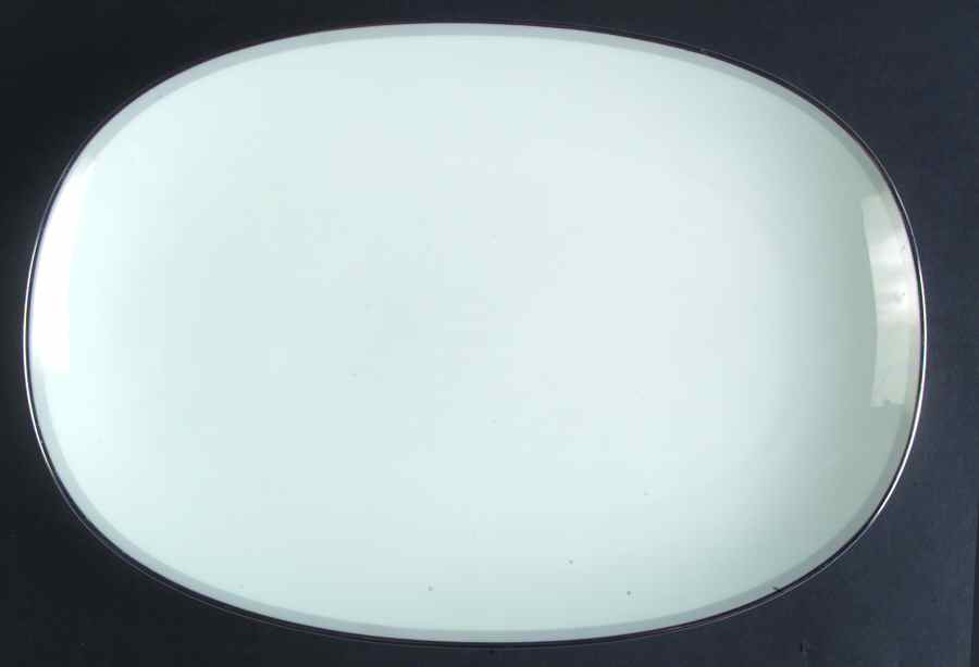 Graytone 13" Oval Serving Platter by Noritake-1