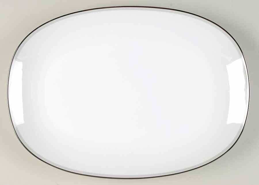 Graytone 15" Oval Serving Platter by Noritake-1