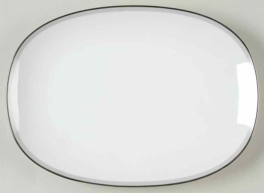 Graytone 11" Oval Serving Platter by Noritake-1