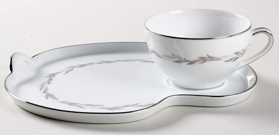Graywood Snack Plate & Cup Set by Noritake-1