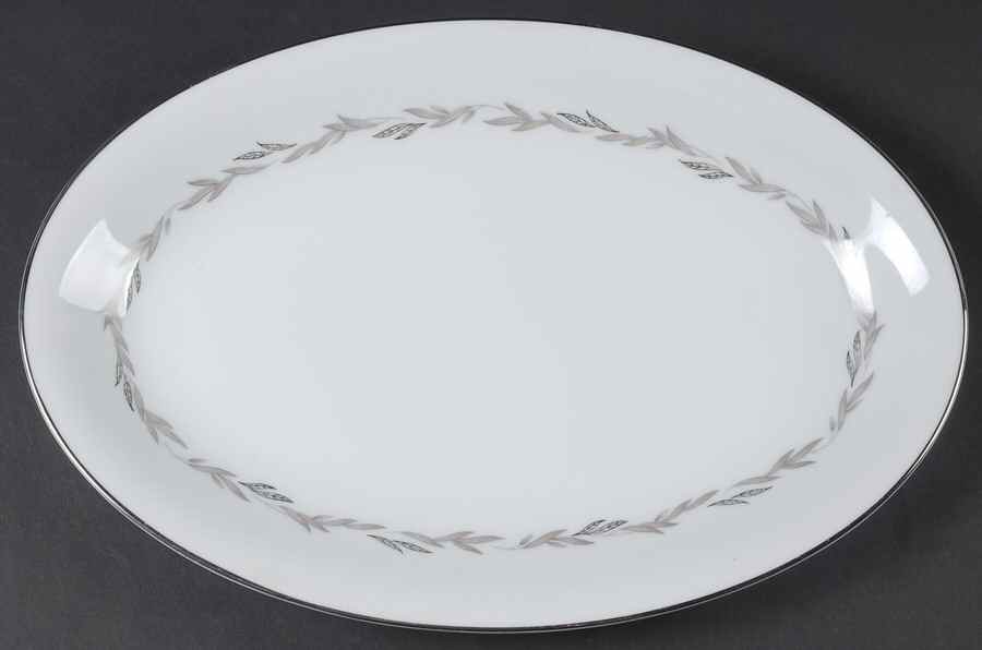 Graywood 14" Oval Serving Platter by Noritake-1