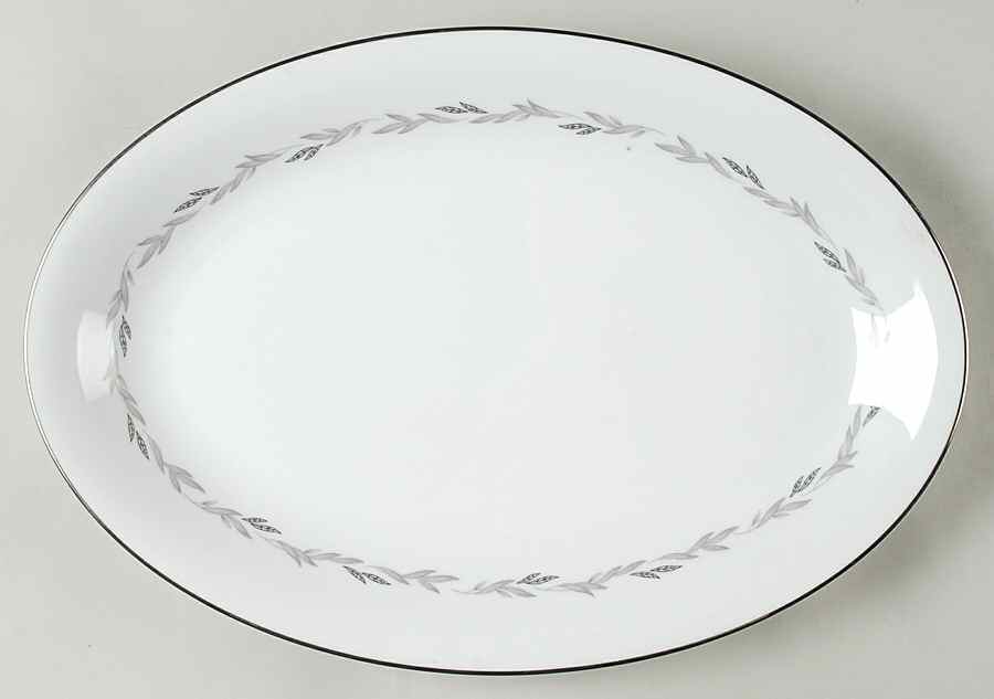 Graywood 16" Oval Serving Platter by Noritake-1