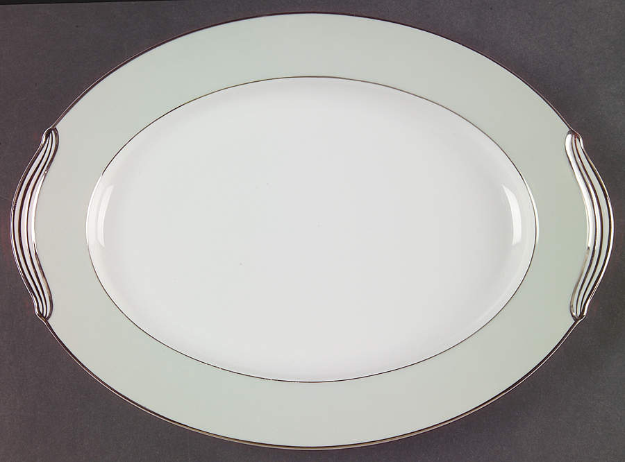 Greencourt 11" Oval Serving Platter by Noritake-1
