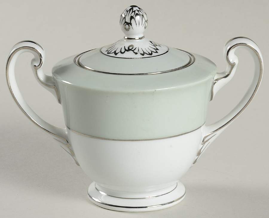 Greencourt Mini Sugar Bowl & Lid by Noritake-1
