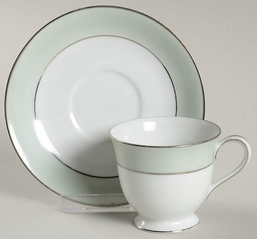 Greencourt Footed Demitasse Cup & Saucer Set by Noritake-1