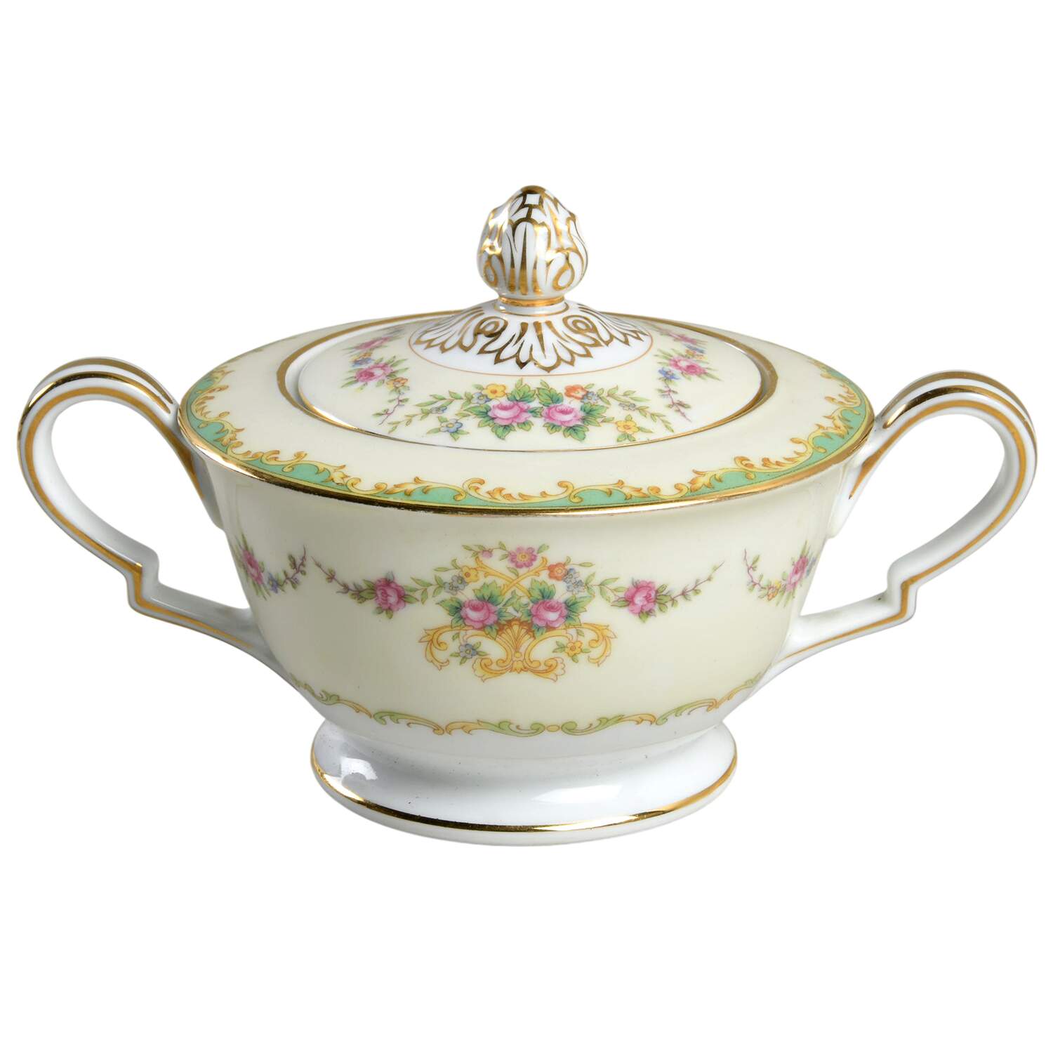 Greenbrier Sugar Bowl & Lid by Noritake-1