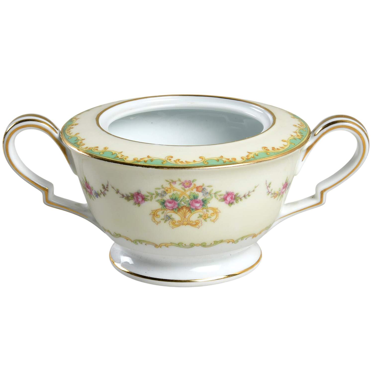 Greenbrier Sugar Bowl No Lid by Noritake-1