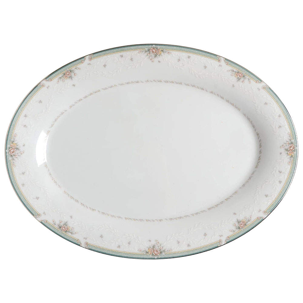 Greenbrier 16" Oval Serving Platter by Noritake-1