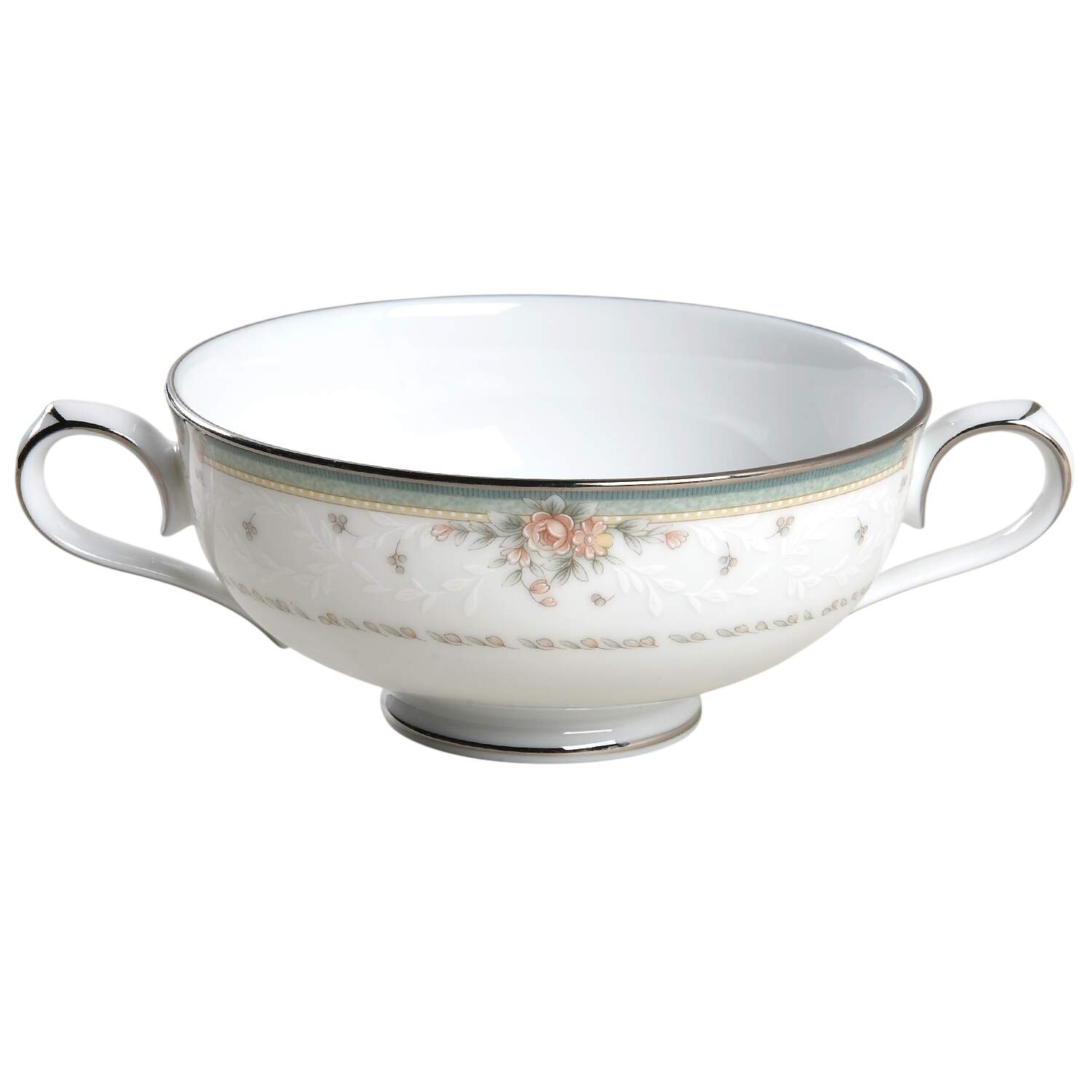 Greenbrier Footed Cream Soup Bowl by Noritake-1