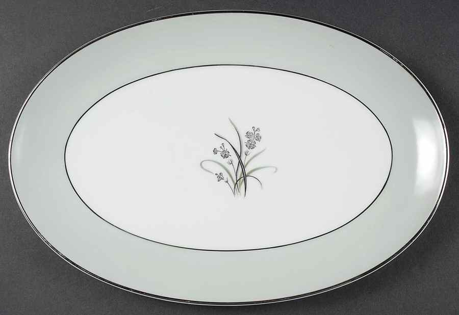 Greencrest 12" Oval Serving Platter by Noritake-1