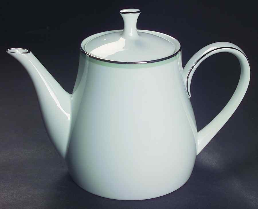 Greentone Teapot & Lid by Noritake-1