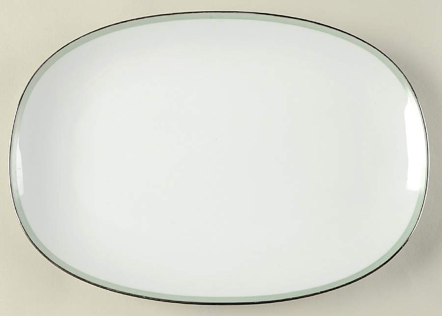 Greentone 13" Oval Serving Platter by Noritake-1