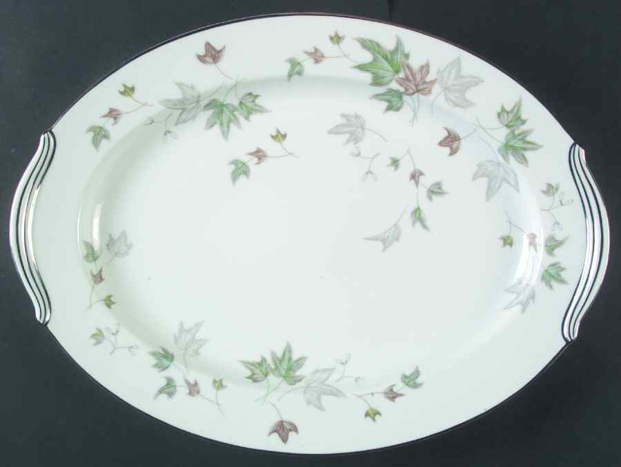Greenwood 16" Oval Serving Platter by Noritake-1