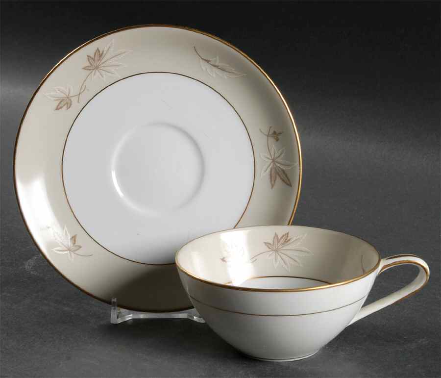 Grenoble Flat Cup & Saucer Set by Noritake-1