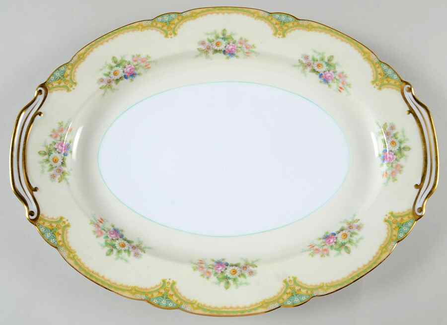 Grenolene 16" Oval Serving Platter by Noritake-1