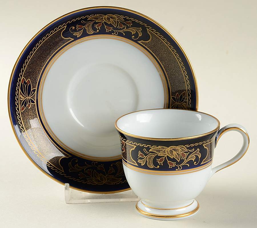 Grenoble Footed Demitasse Cup & Saucer Set by Noritake-1
