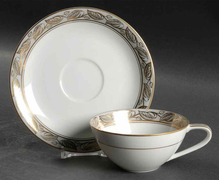 Greta Flat Cup & Saucer Set by Noritake-1