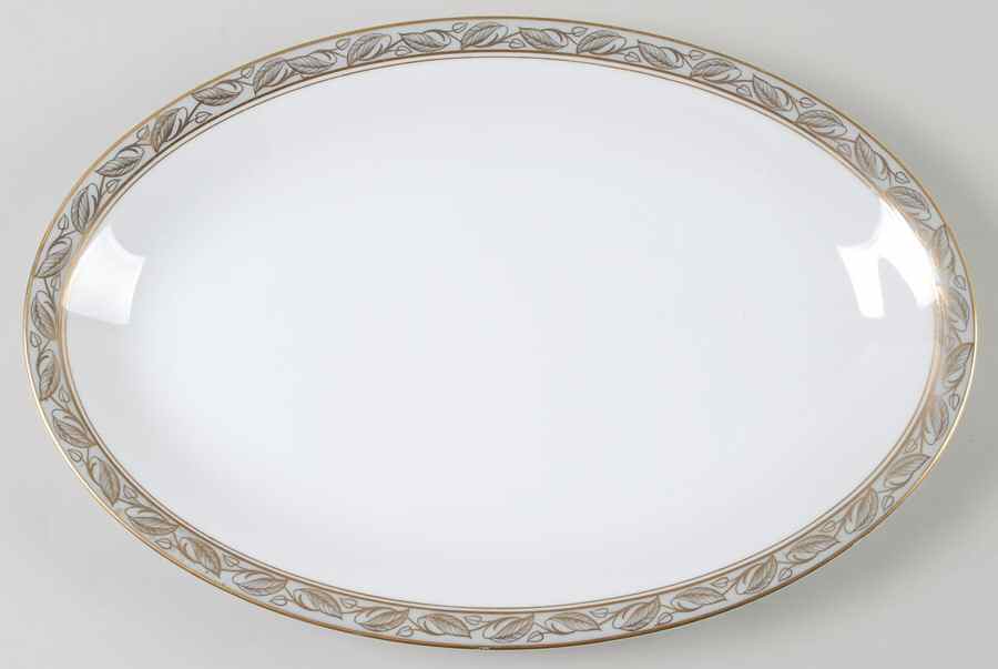 Greta 16" Oval Serving Platter by Noritake-1