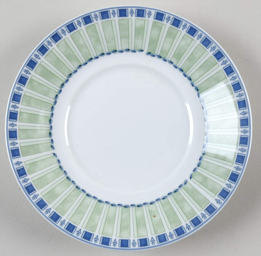 Green Icicle Saucer by Noritake-1