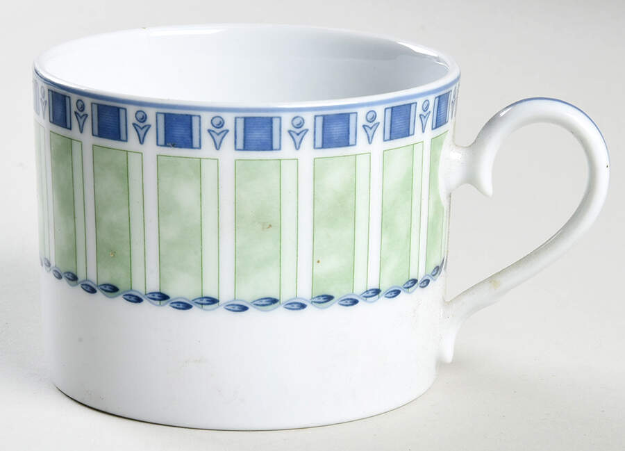 Green Icicle Flat Cup by Noritake-1