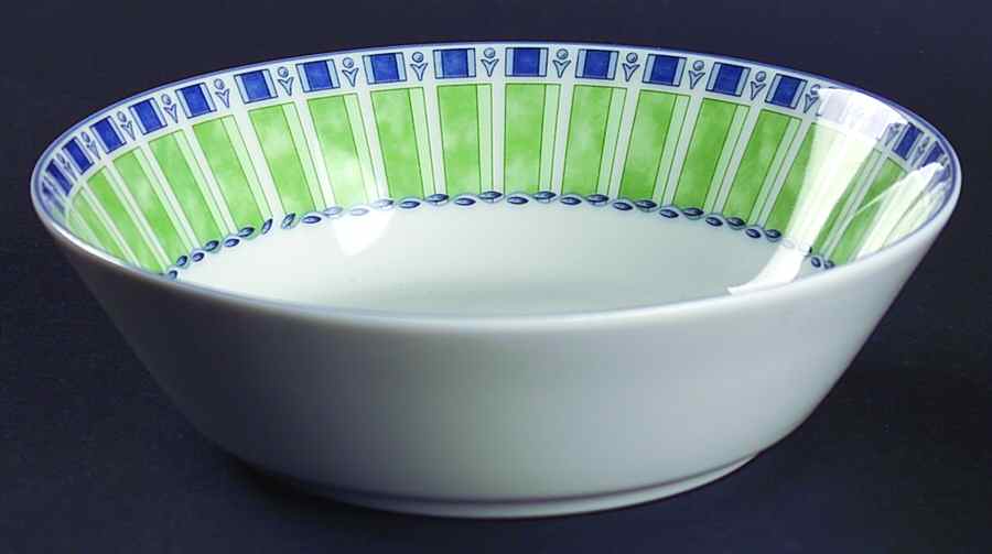 Green Icicle Coupe Soup Bowl by Noritake-1