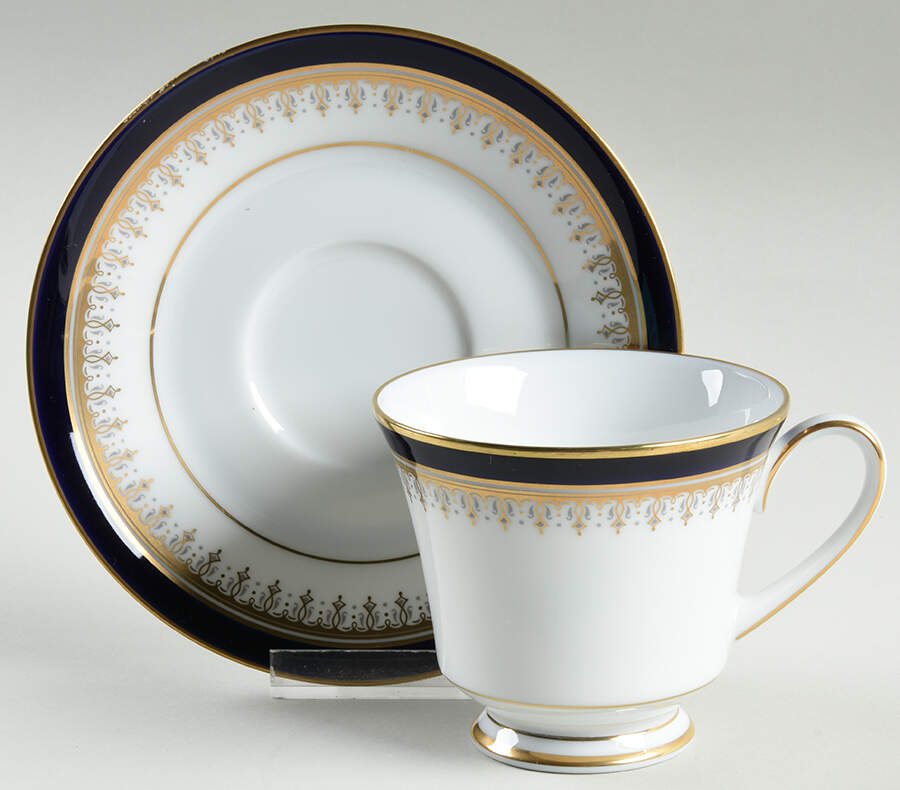Grand Monarch Footed Cup & Saucer Set by Noritake-1