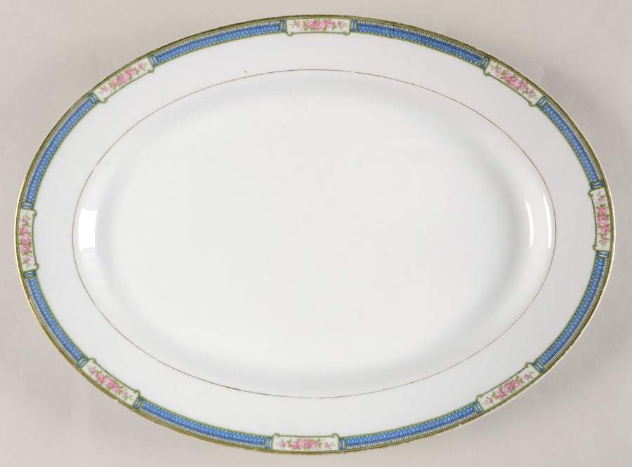 Grosvenor 13" Oval Serving Platter by Noritake-1