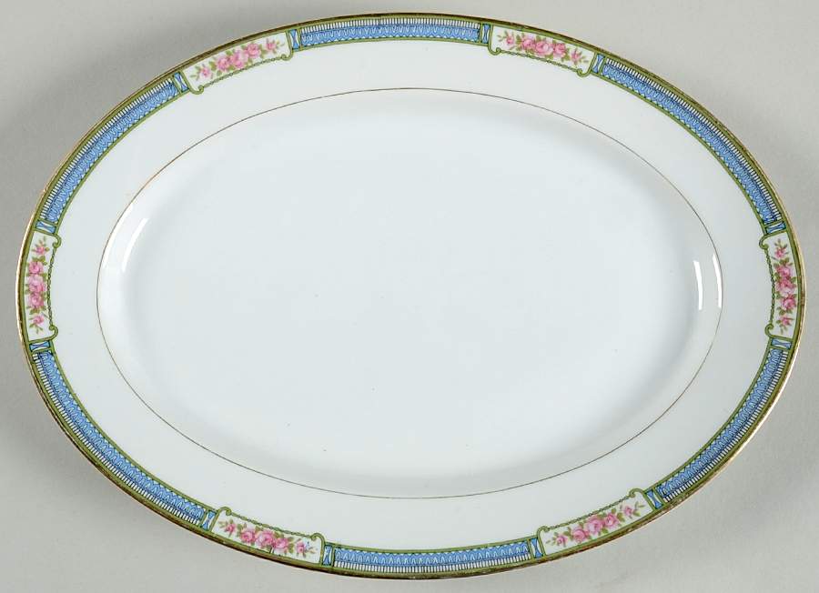 Grosvenor 10" Oval Serving Platter by Noritake-1