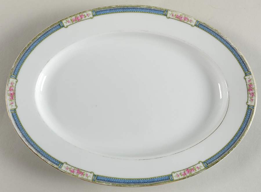 Grosvenor 11" Oval Serving Platter by Noritake-1
