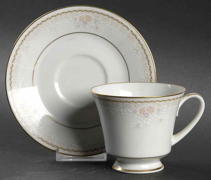 Grammercy Park Footed Cup & Saucer Set by Noritake-1