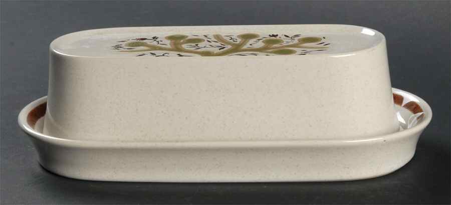 Green Tree 1/4 Lb Covered Butter by Noritake-1