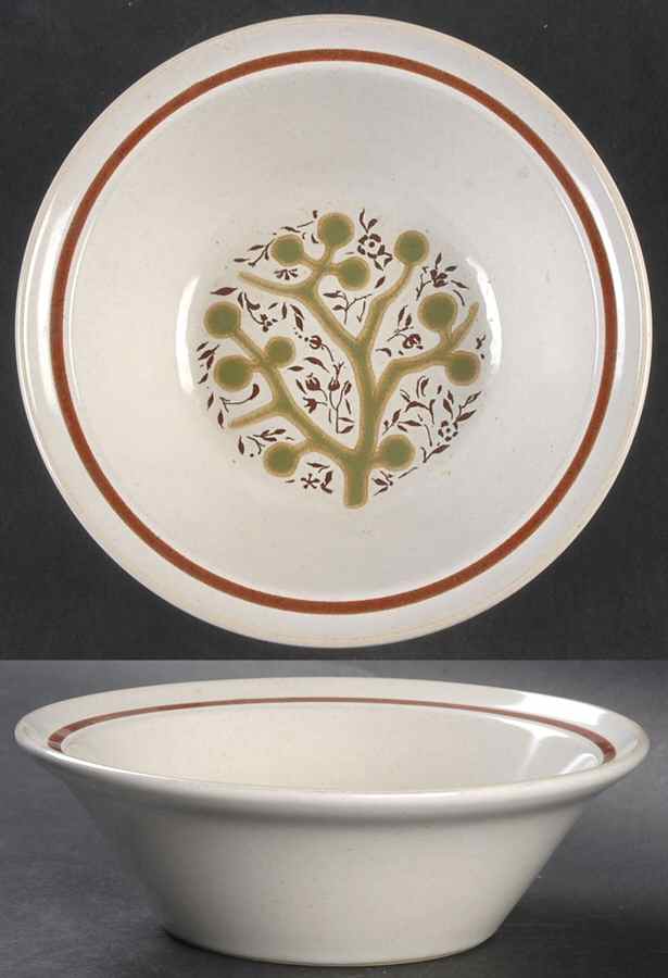 Green Tree Rim Cereal Bowl by Noritake-1