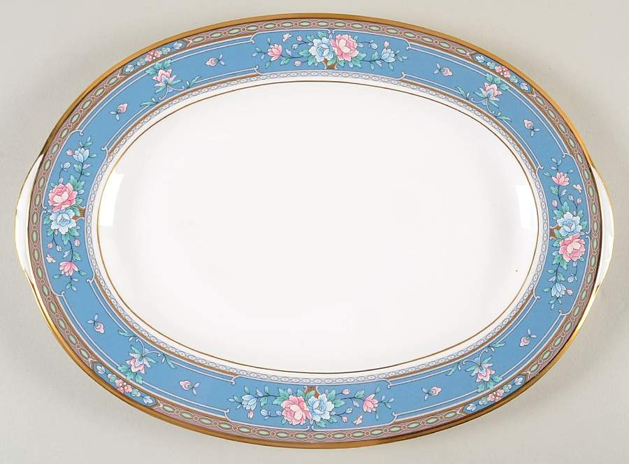 Grand Terrace 14" Oval Serving Platter by Noritake-1