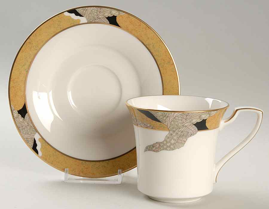 Grand Vision Flat Cup & Saucer Set by Noritake-1