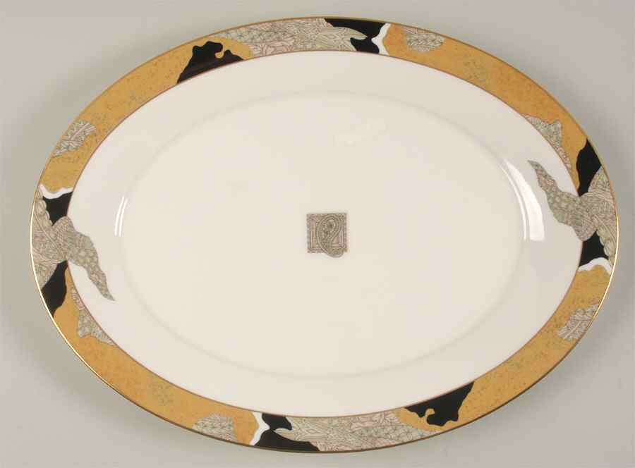 Grand Vision 15" Oval Serving Platter by Noritake-1