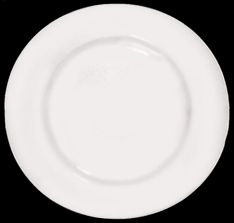 Graceful White Dinner Plate by Noritake-1
