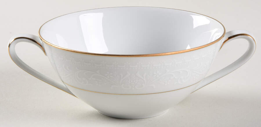 Guenevere Flat Cream Soup Bowl by Noritake-1