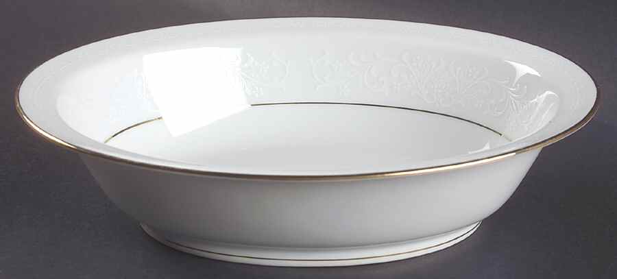 Guenevere 10" Oval Vegetable Bowl by Noritake-1