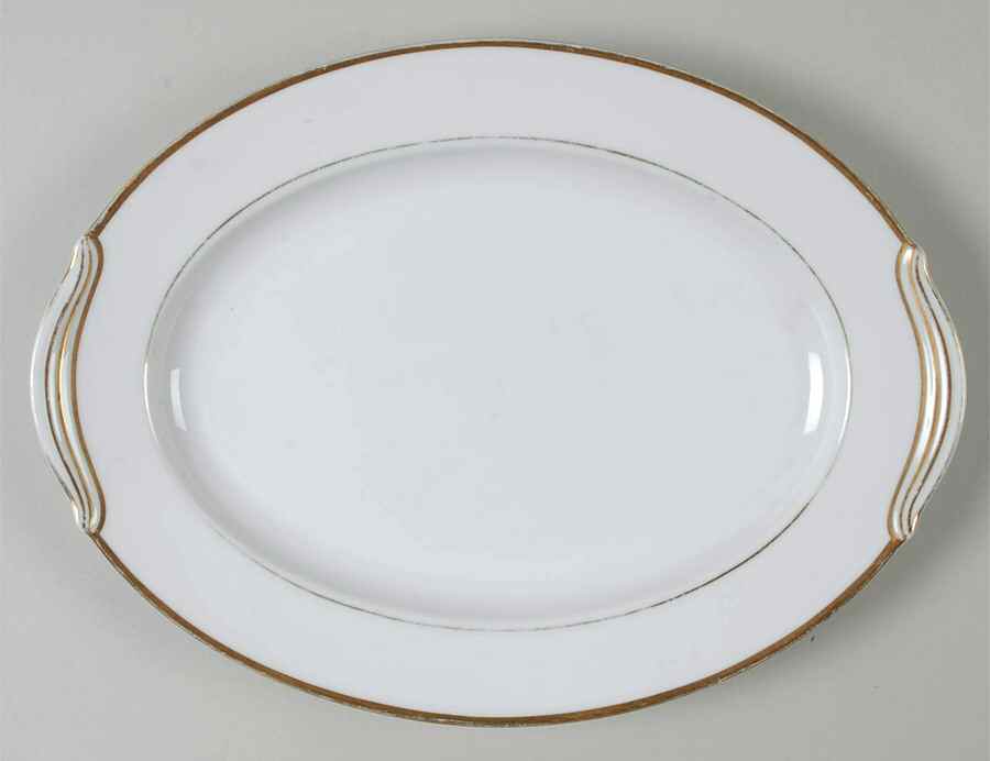 Guilford 12" Oval Serving Platter by Noritake-1