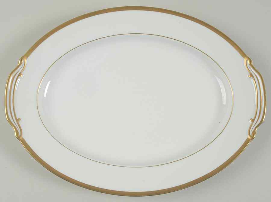 Gwendolyn 11" Oval Serving Platter by Noritake-1