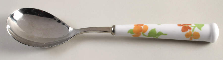 Happy Days Salad Serving Spoon with Stainless Bowl by Noritake-1