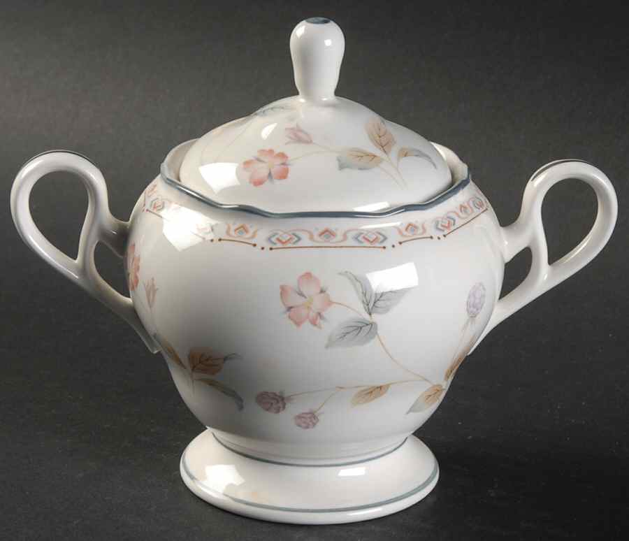 Harris Grove Sugar Bowl & Lid by Noritake-1
