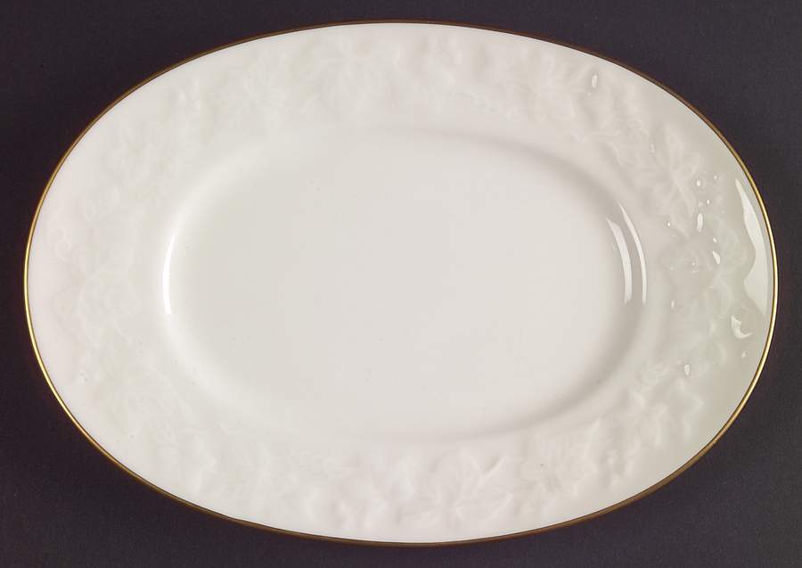 Halls of Ivy (Gold Trim) Relish/Butter Tray by Noritake-1