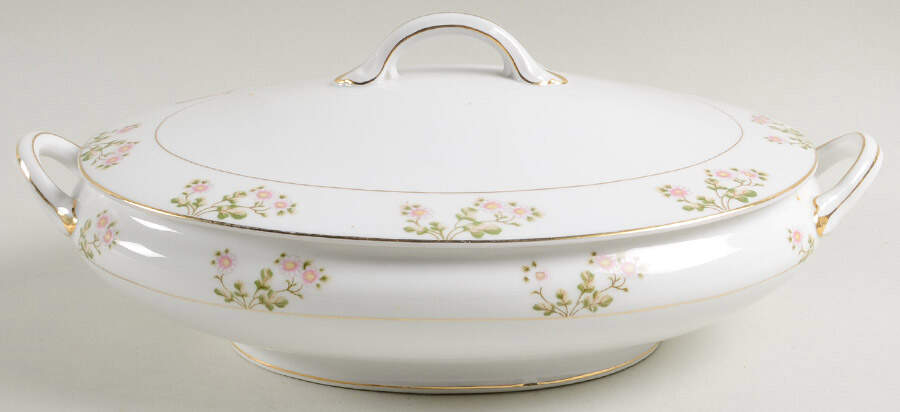 Hakone Oval Covered Vegetable by Noritake-1