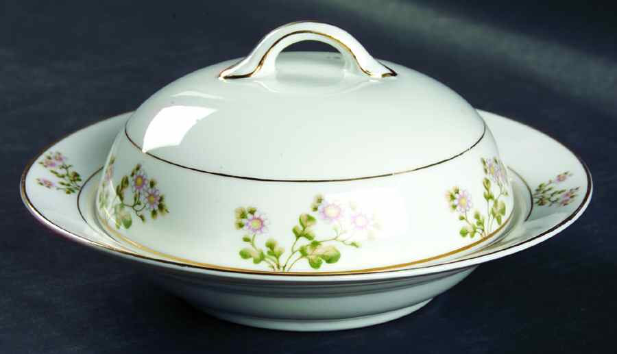 Hakone Round Covered Butter by Noritake-1