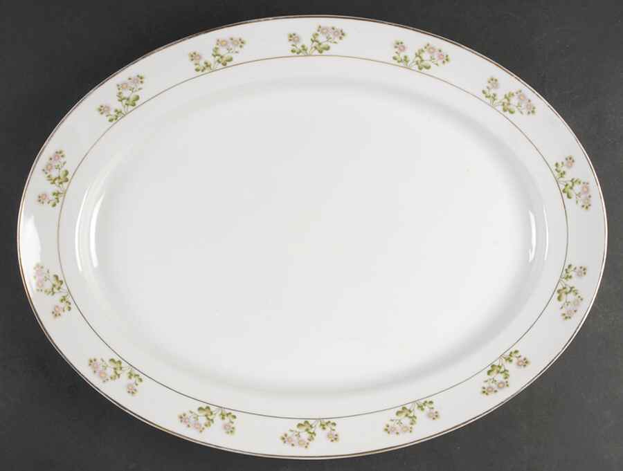 Hakone 17" Oval Serving Platter by Noritake-1